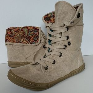 High top blowfish malibu canvas sneakers sz 9